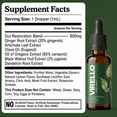 Virello Prokinetic Antimicrobial Drops